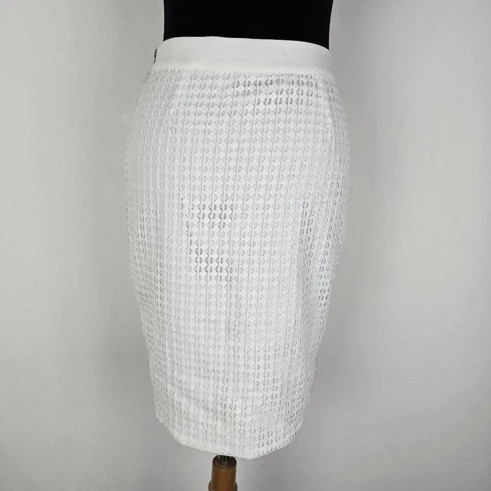 English Factory Skirt Fringe Eyelet S